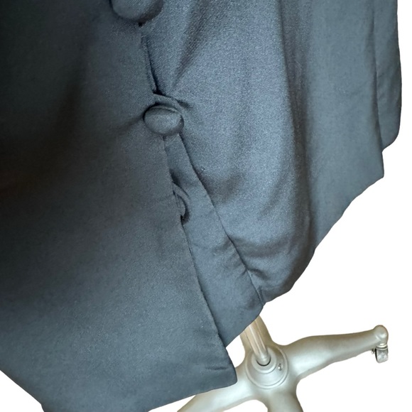 Vintage 60s Bergdorf Goodman Black & Gold Dress Classic Elegant Couture - Picture 9 of 14